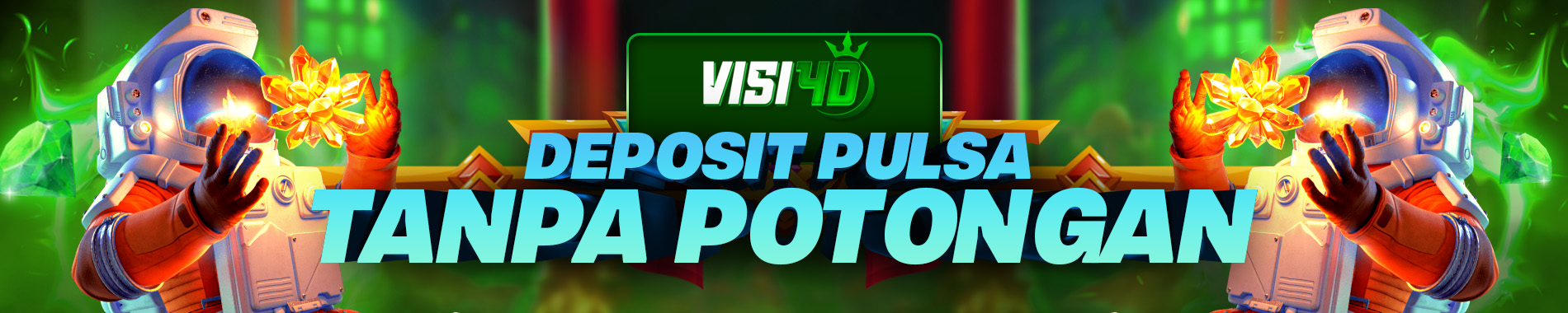 deposit pulsa tanpa potongan VISI4D